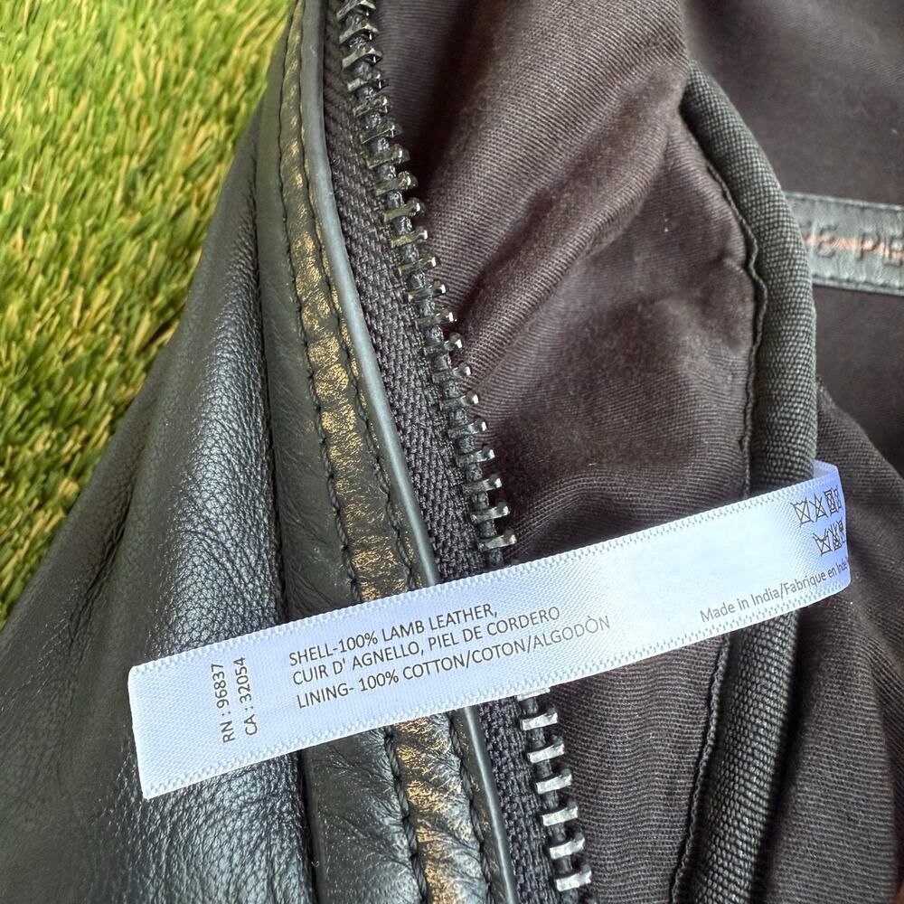 Free People Black Leather Backpack - Picture 7 of 7